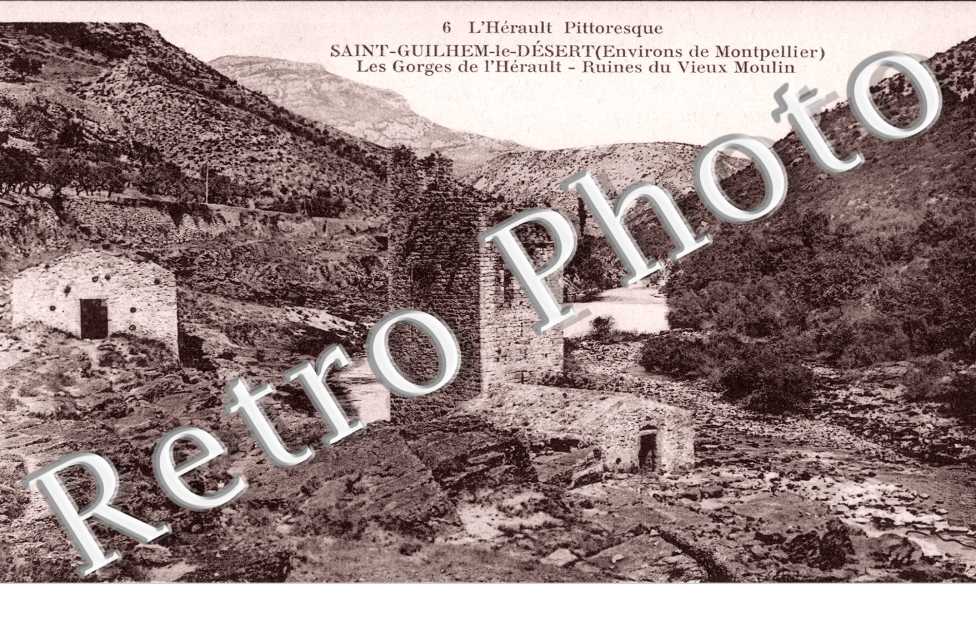 Les gorges - ruines du vieux moulin