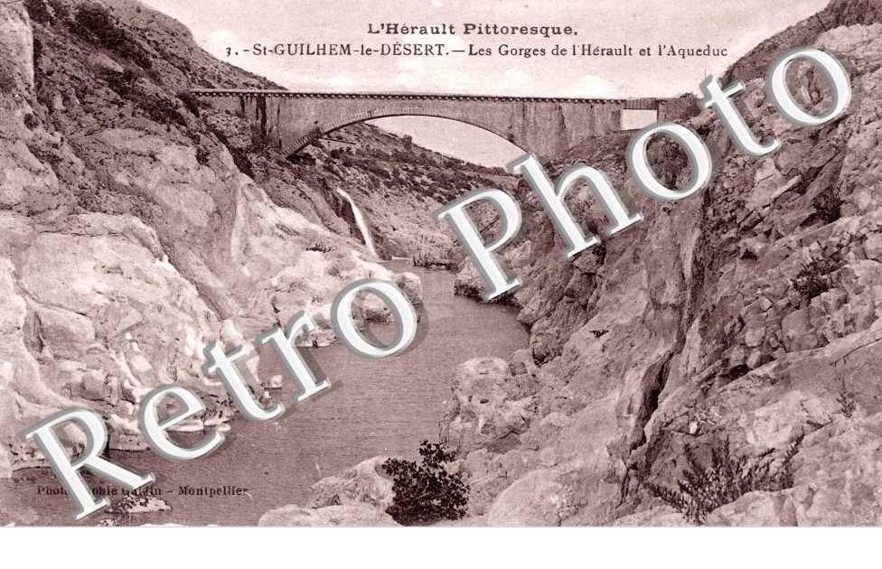 les gorges de l'Herault et l'aqueduc