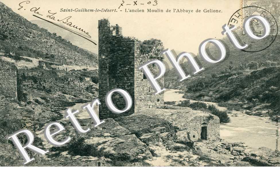 Ancien moulin de l'abbaye de Gellone