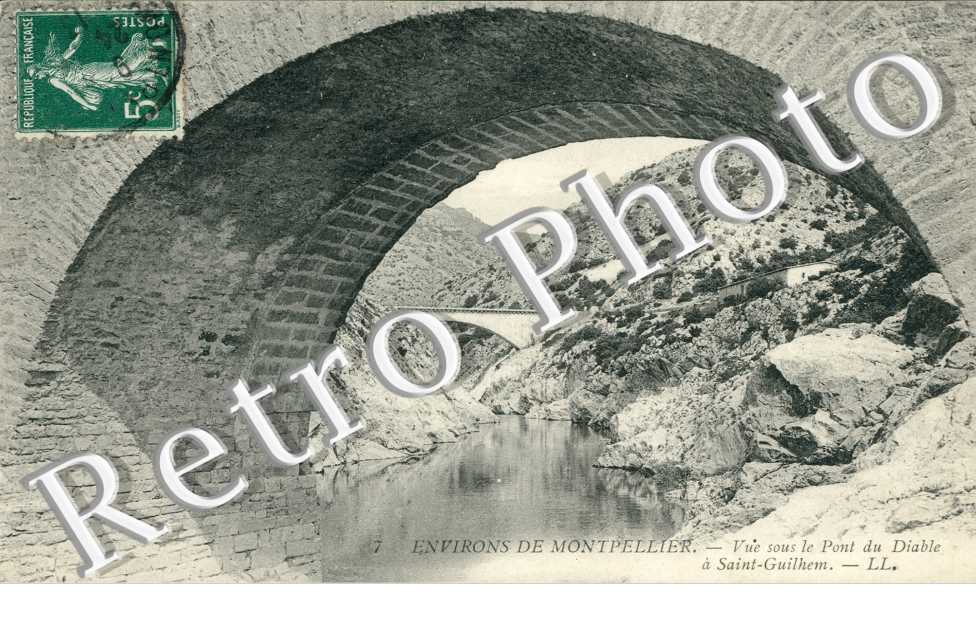 vue sous le pont du diable