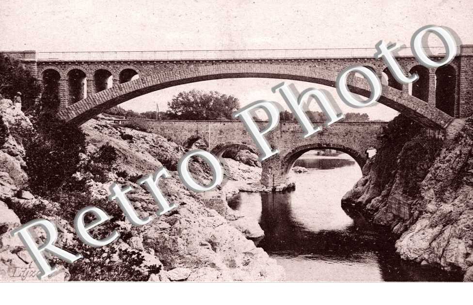 le pont du diable et le nouveau pont sur l'Herault