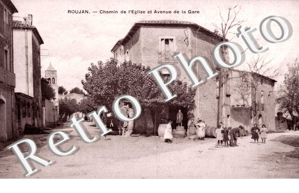 Chemin de l'eglise et avenue de la gare