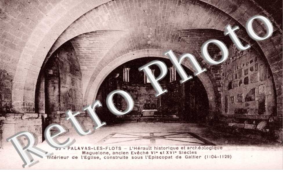 Maguelonne interieur de l'eglise