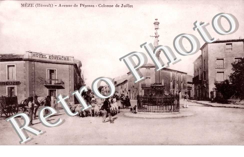 Avenue de Pezenas - Colonne de Juillet