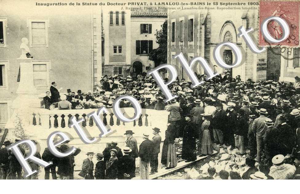 Inauguration de la statue du docteur Privat 1903