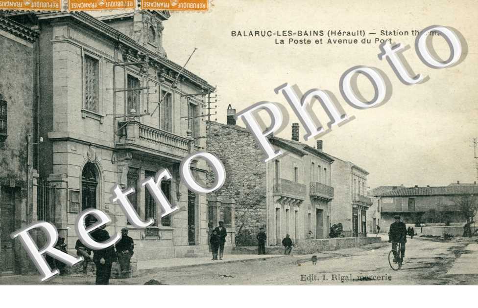 station thermale - la poste et avenue du port
