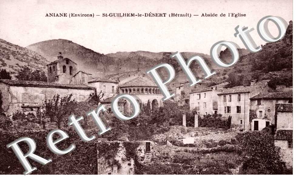 St Guilhem le Desert, Abside de l'Eglise
