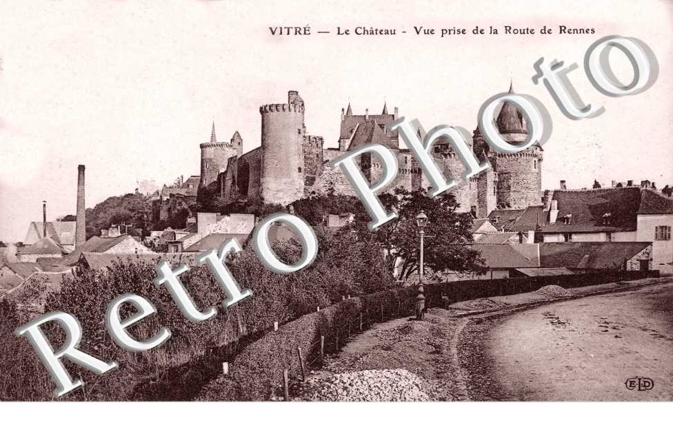 le Chateau, Vue prise de la Route de Rennes