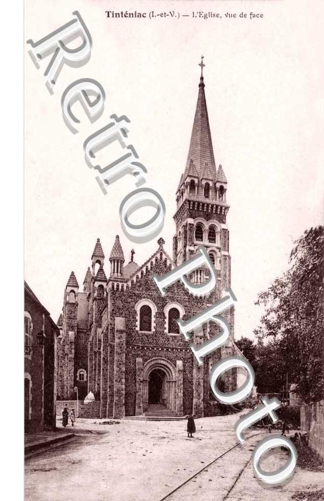 l'eglise vue de face
