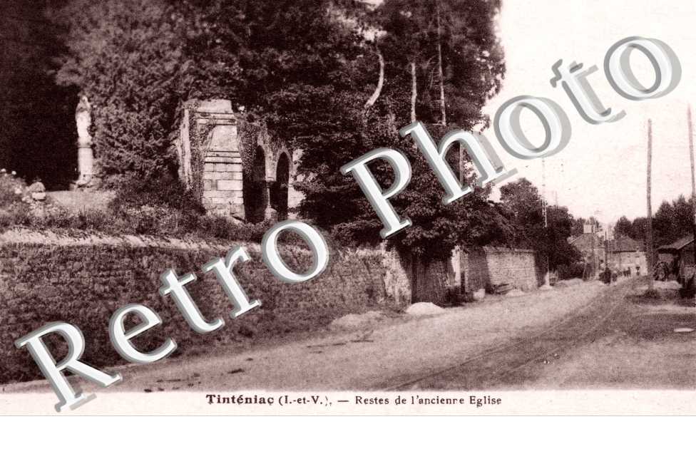 restes de l'ancienne eglise -  1921