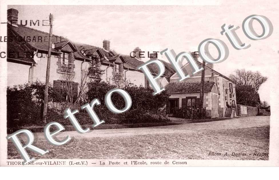 la Poste et l'Ecole, Route de Cesson