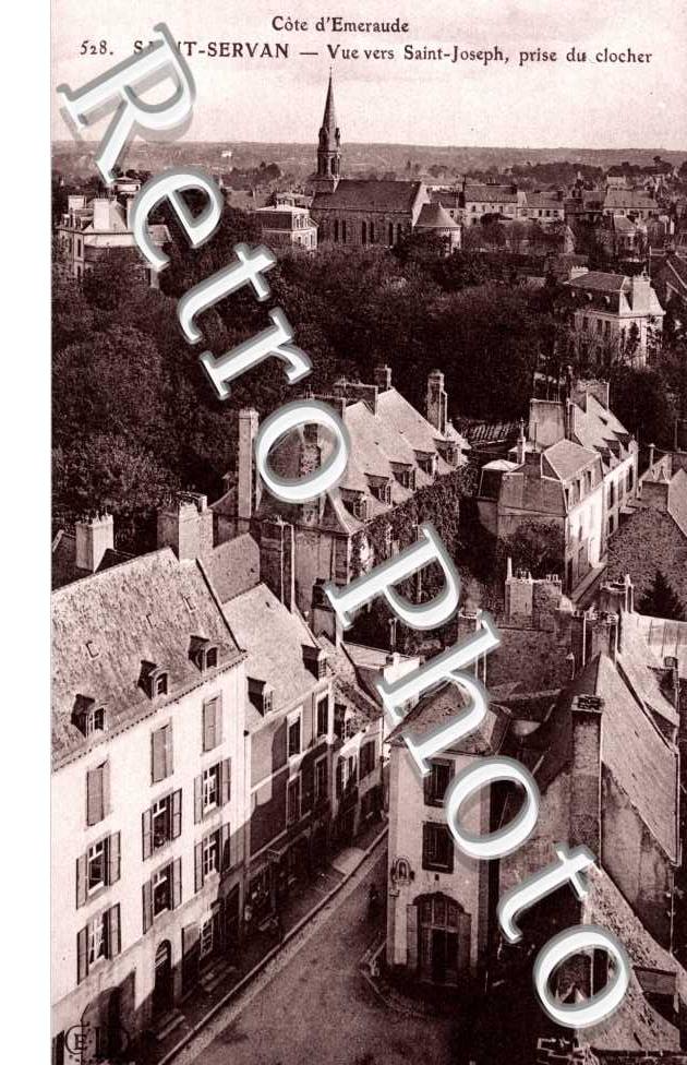 vue vers saint joseph, prise du clocher