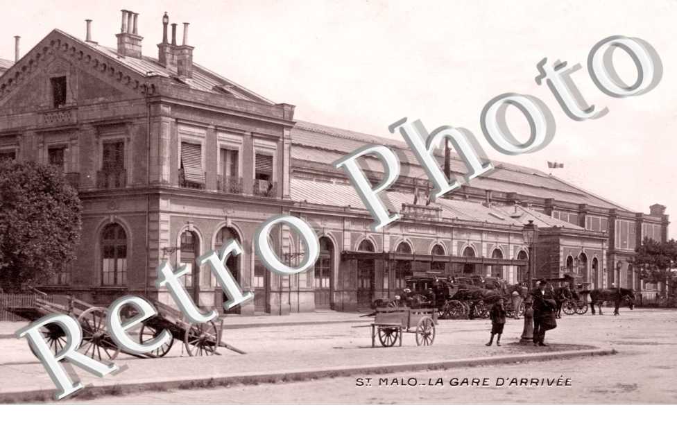 la gare d'arrivee
