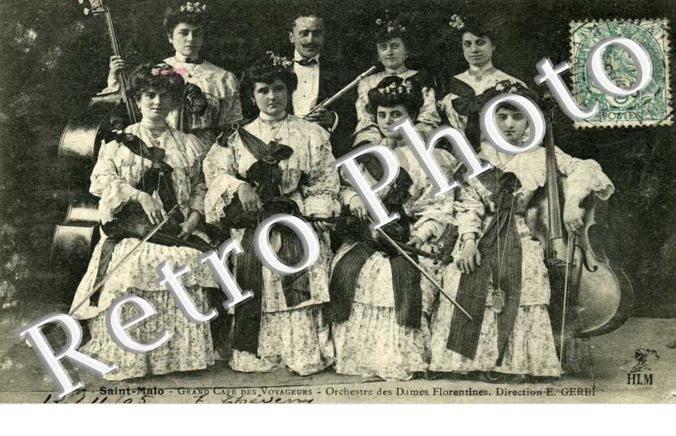 grand cafe des voyageurs, orchestre des dames florentines, direction E.Gerbi