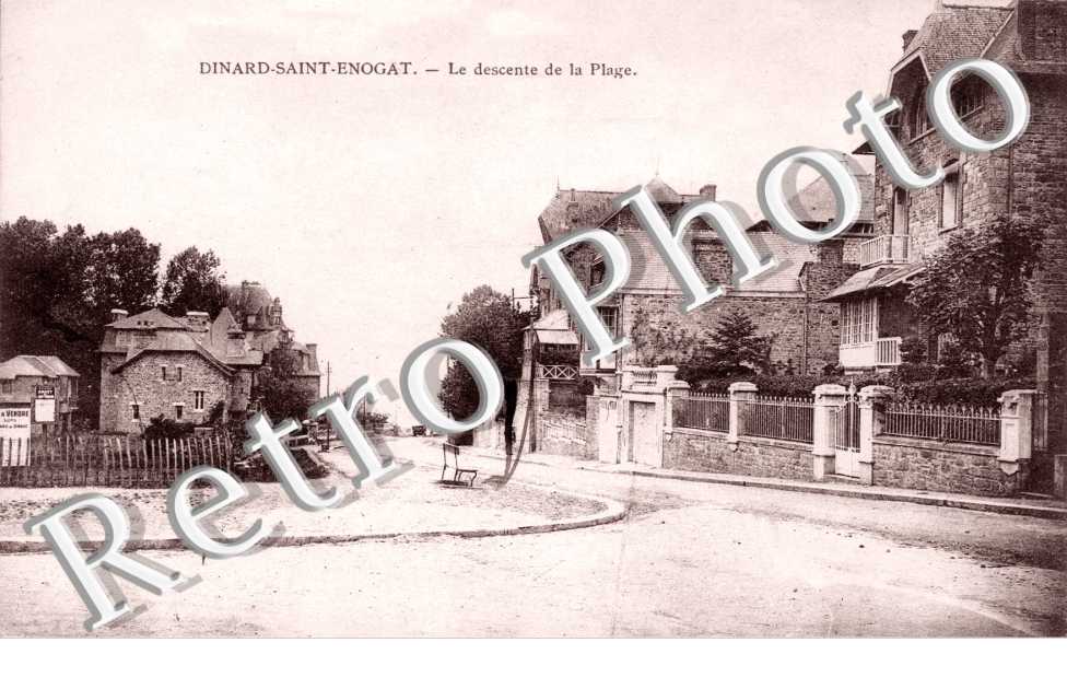 Dinard, la Descente de la Plage