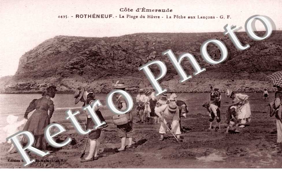 la Plage du Havre La peche aux lancons