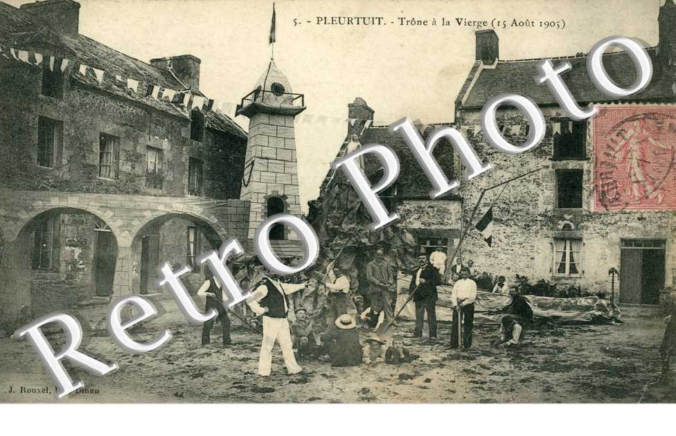 Trone a la vierge (15 aout 1905)