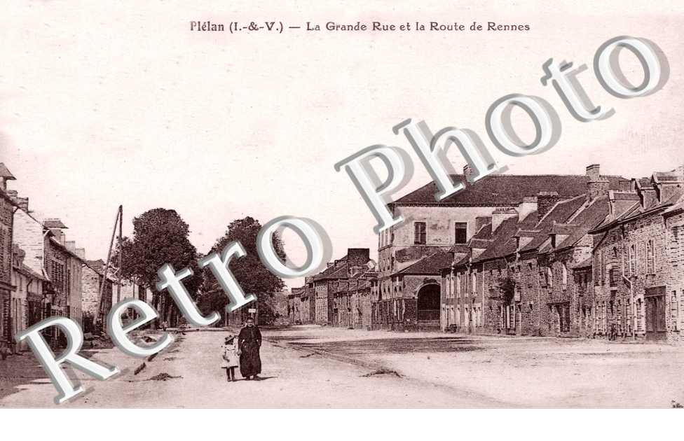 la Grande Rue et la Route de Rennes