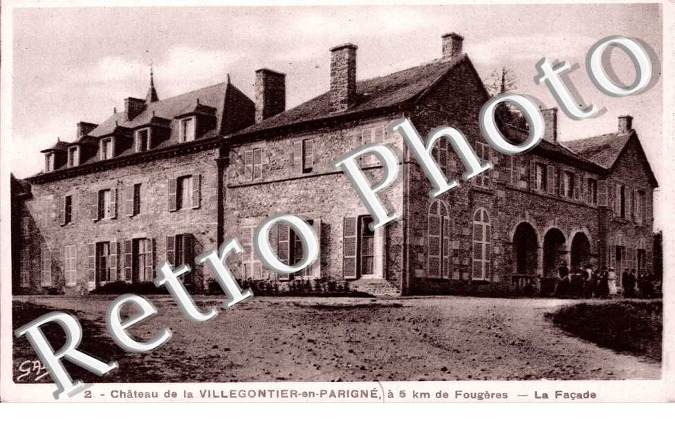 Chateau de Villegontier en Parigné - la Façade
