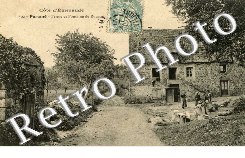 Ferme et fontaine de Rousse