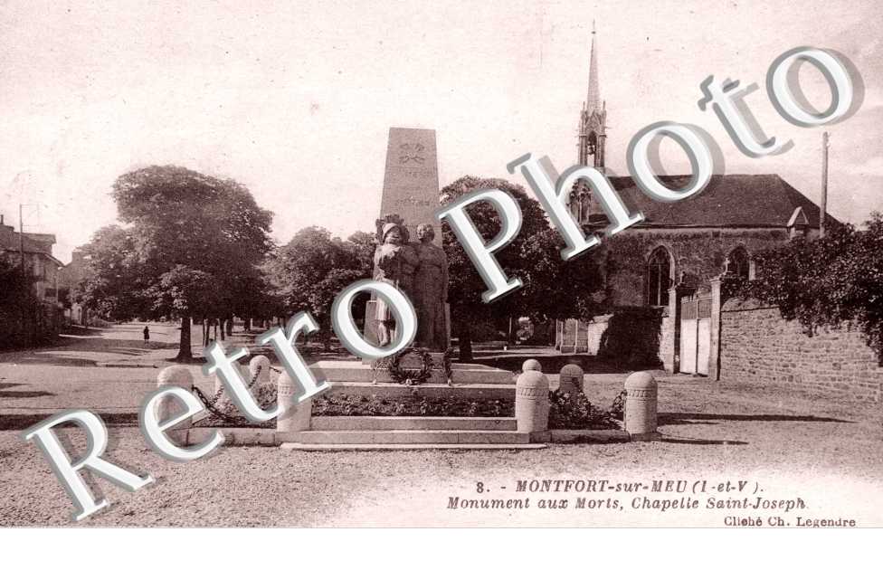 Monument eleve a la memoire des soldats morts pour la France - chapelle Saint-Joseph