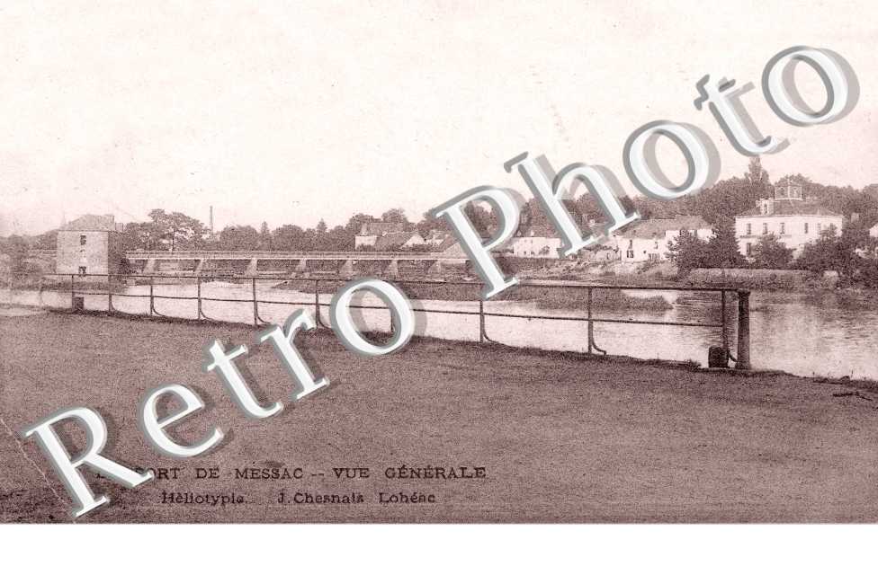 le port de messac, vue generale
