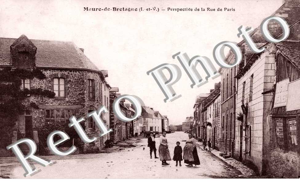 perspective de la rue de paris