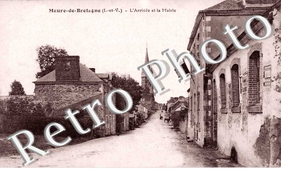l'arrivee et la mairie