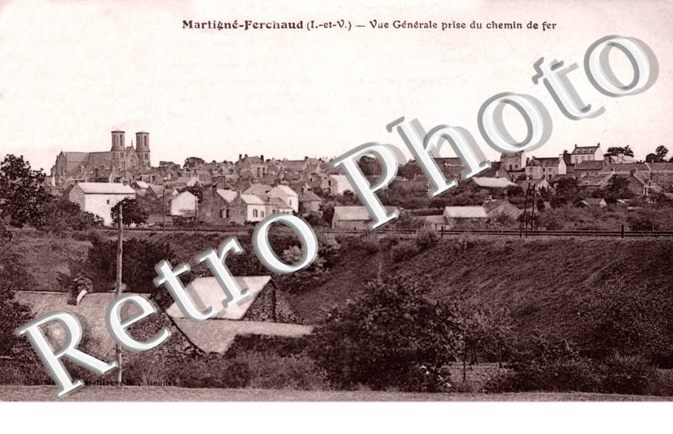 Vue generale prise du Chemin de Fer