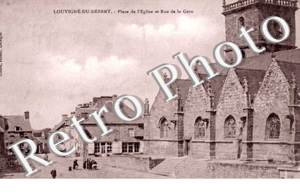 Place de l'Eglise et Rue de la Gare