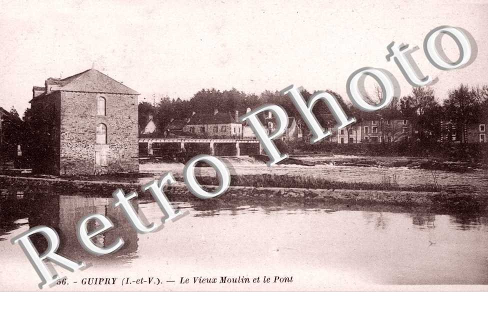 Le vieux moulin et le pont