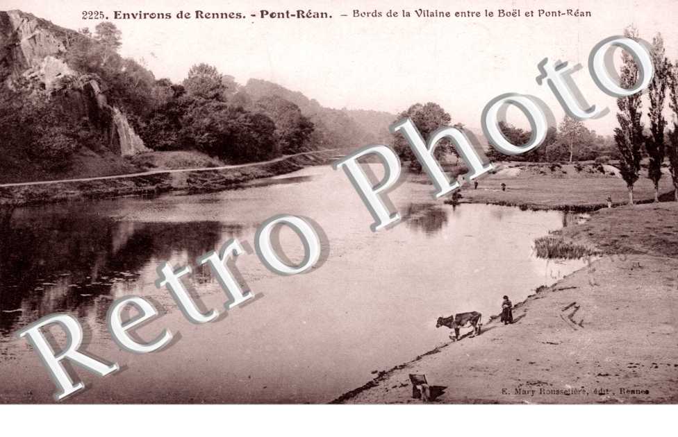 Pont Rean, bords de la vilaine entre le Boël et Pont Rean