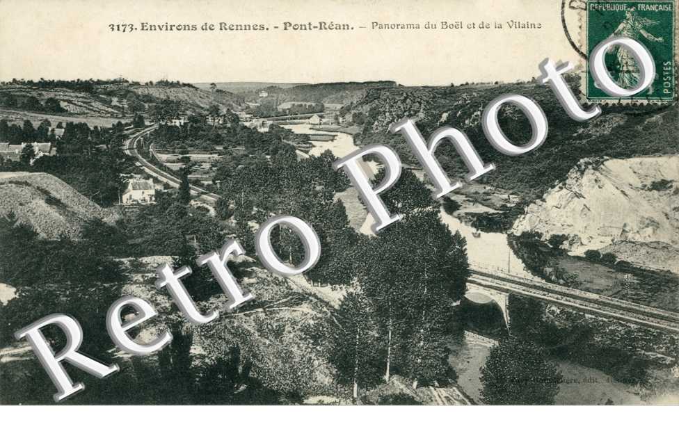 Pont Rean, panorama du Boël et de la Vilaine