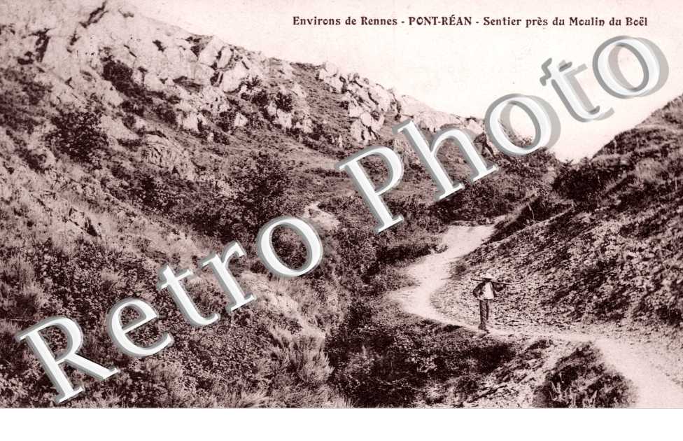 Pont Rean - Sentier pres du moulin du Boël