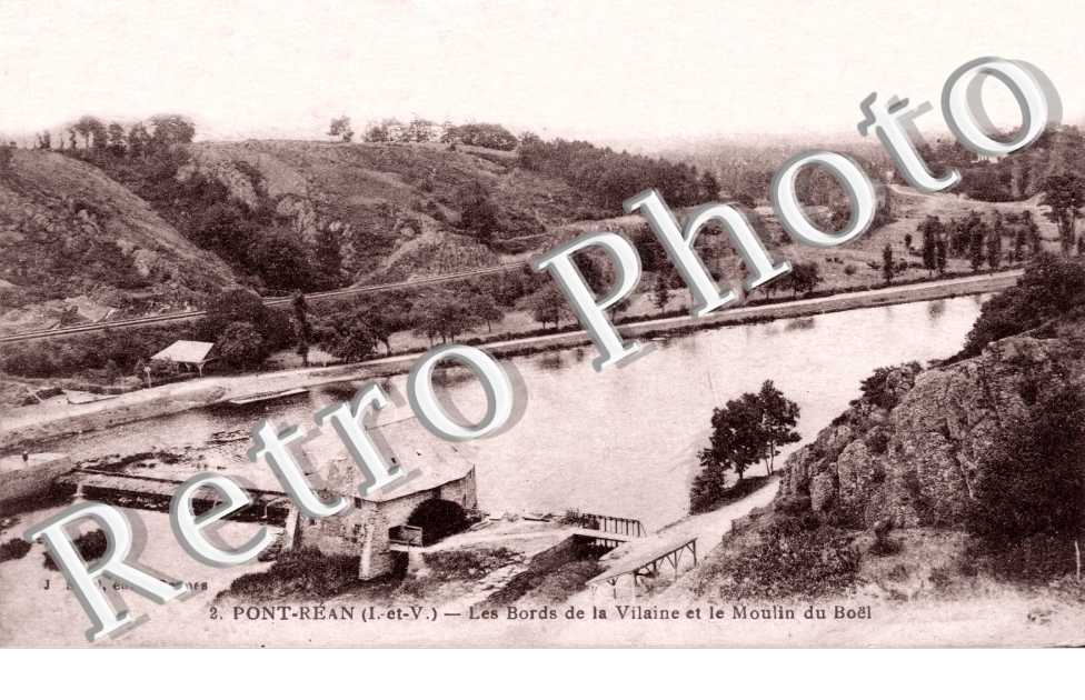 Pont Rean, Bords de la Vialienet Moulin du Boël