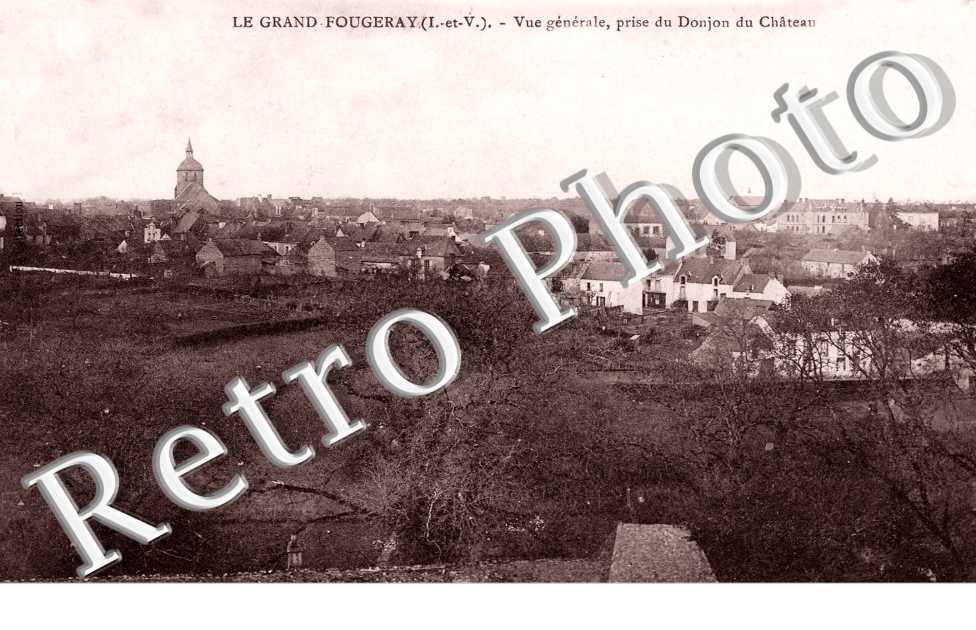 Vue generale prise du Donjon du Chateau