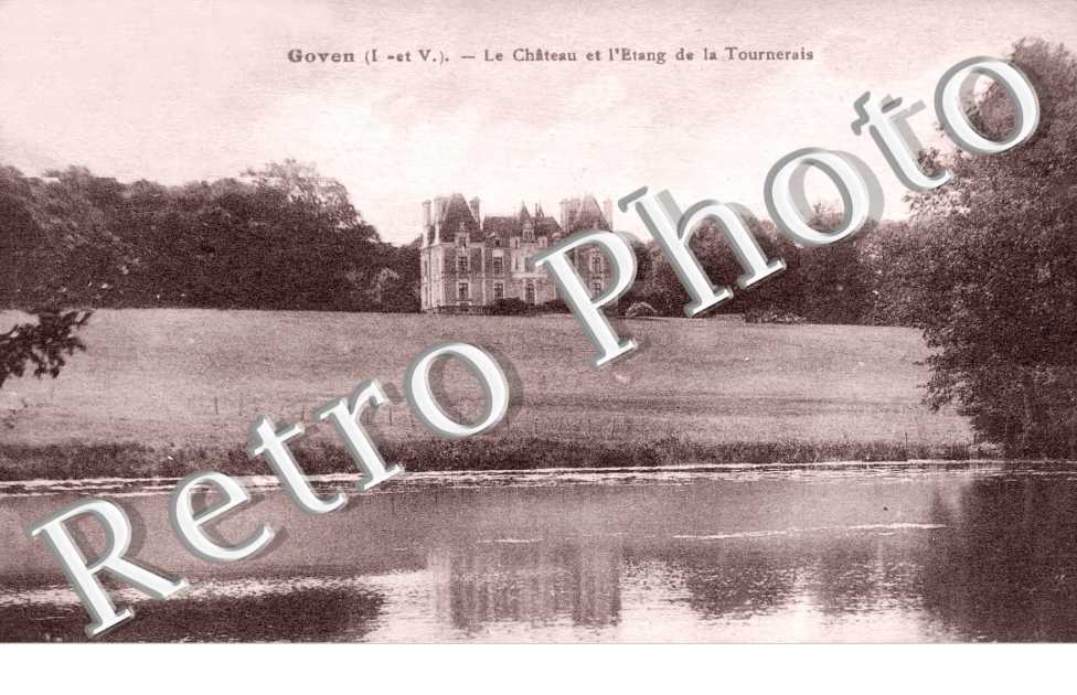 Le Chateau et l'etang de la Tournerais