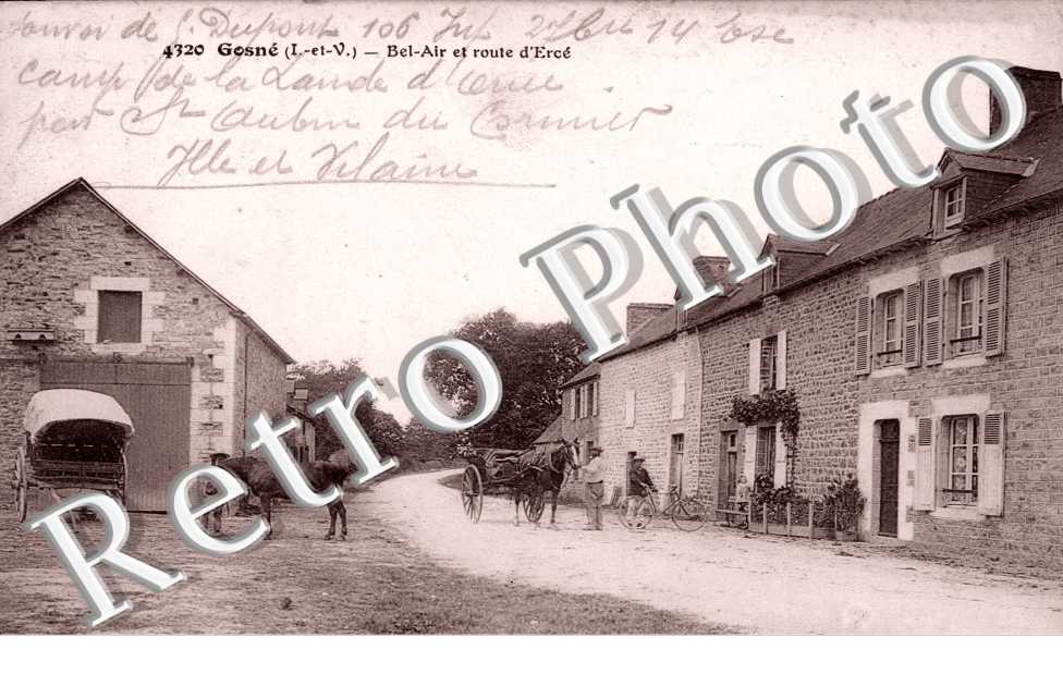 Bel Air et Route d'Erce