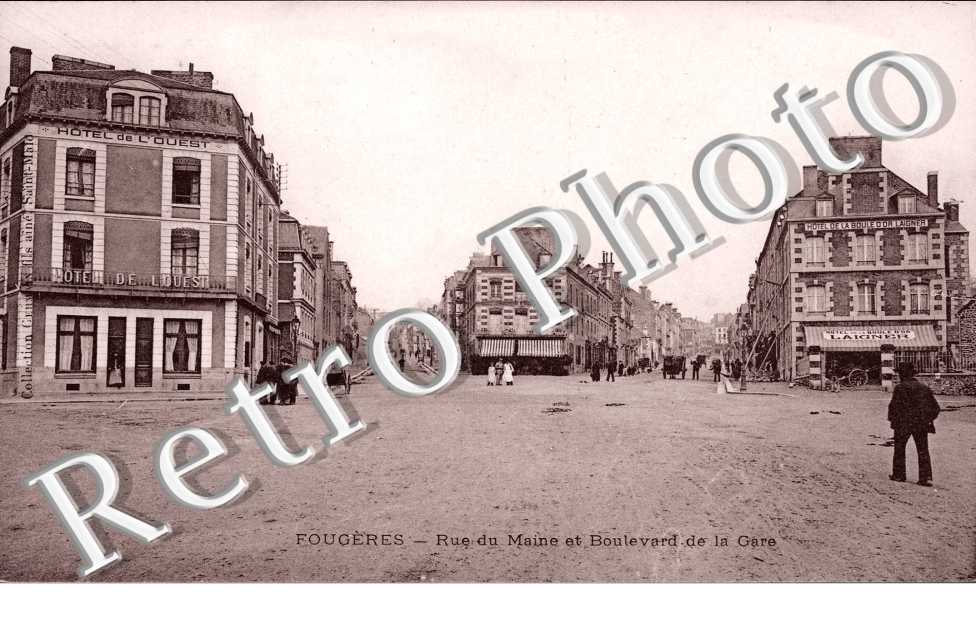 Rue du Maine et Boulevard de la Gare