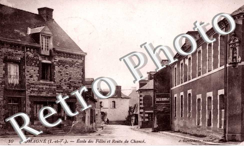 Ecole des filles et Route de Cance