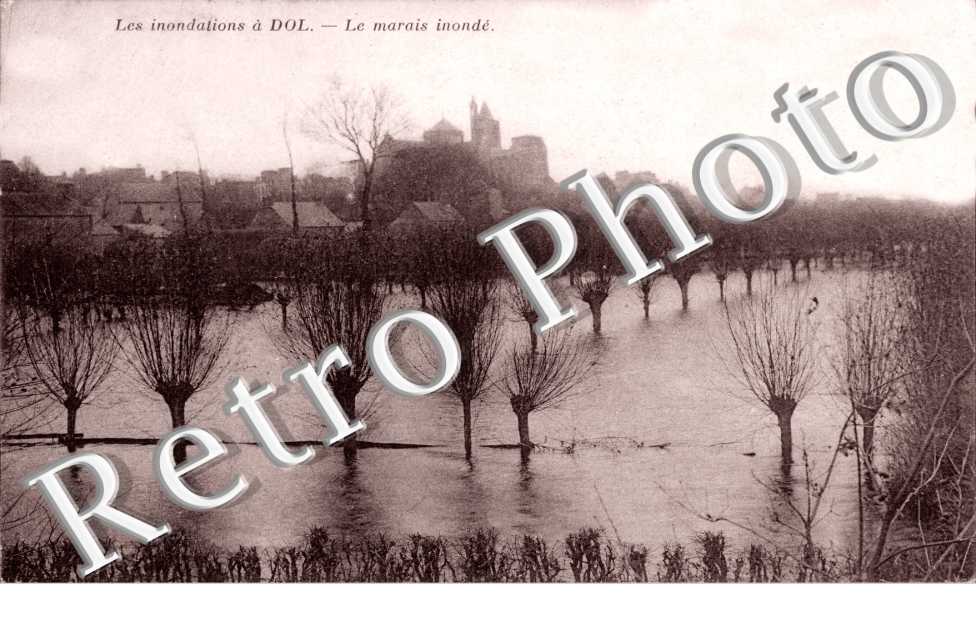 les inondations, le marais inonde