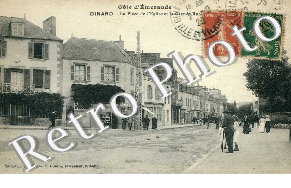 la Place de l'Eglise et la Grande Rue