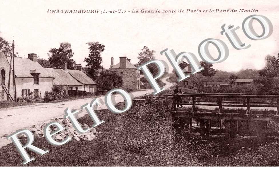 La Grande Route de Paris et le Pont du Moulin