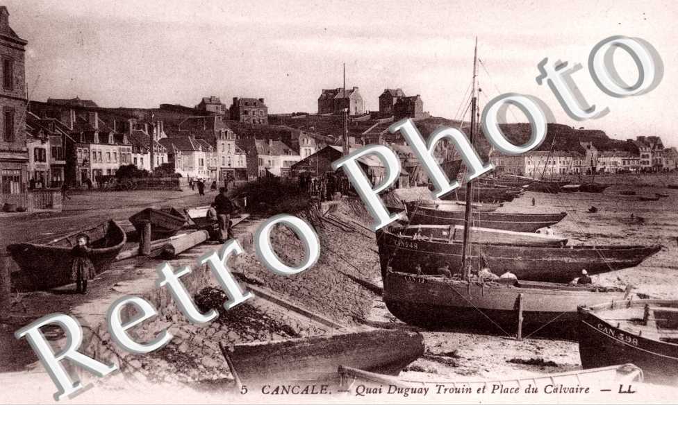 Quai Duguay Trouin et place du Calvaire