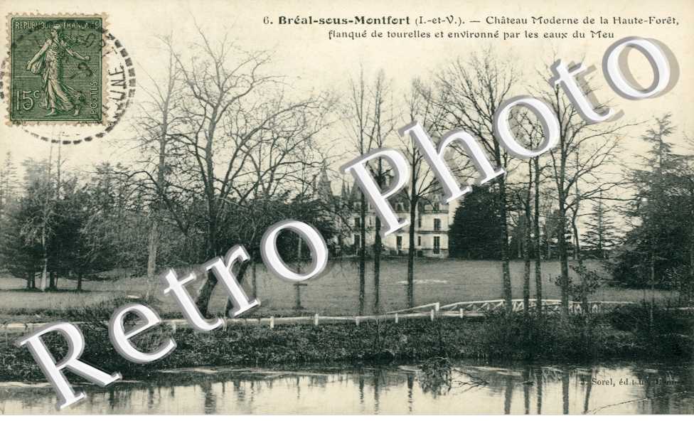 Chateau  de la Haute Foret et le Meu
