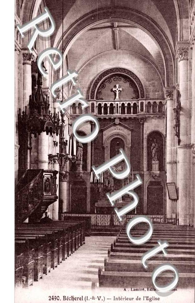 interieur de  l'eglise