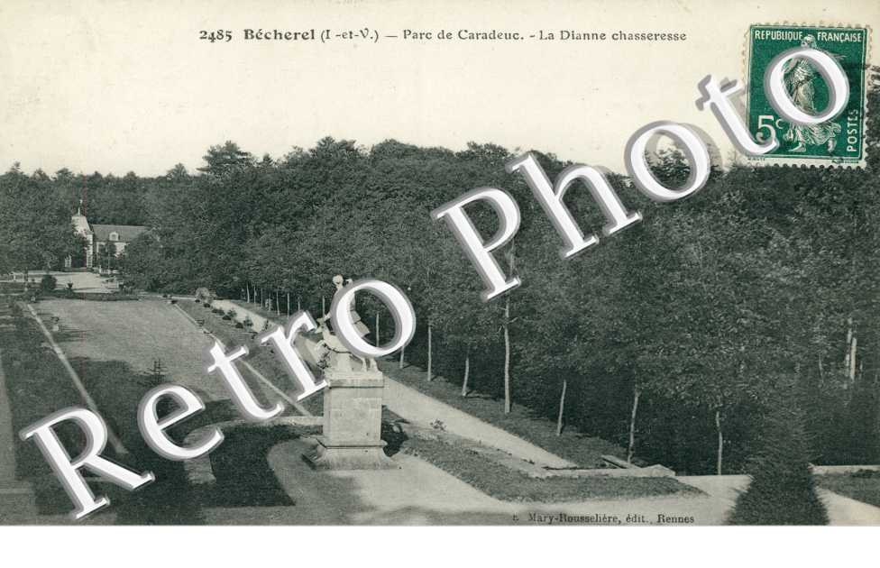 Parc de Caradeuc. La Dianne chasseresse