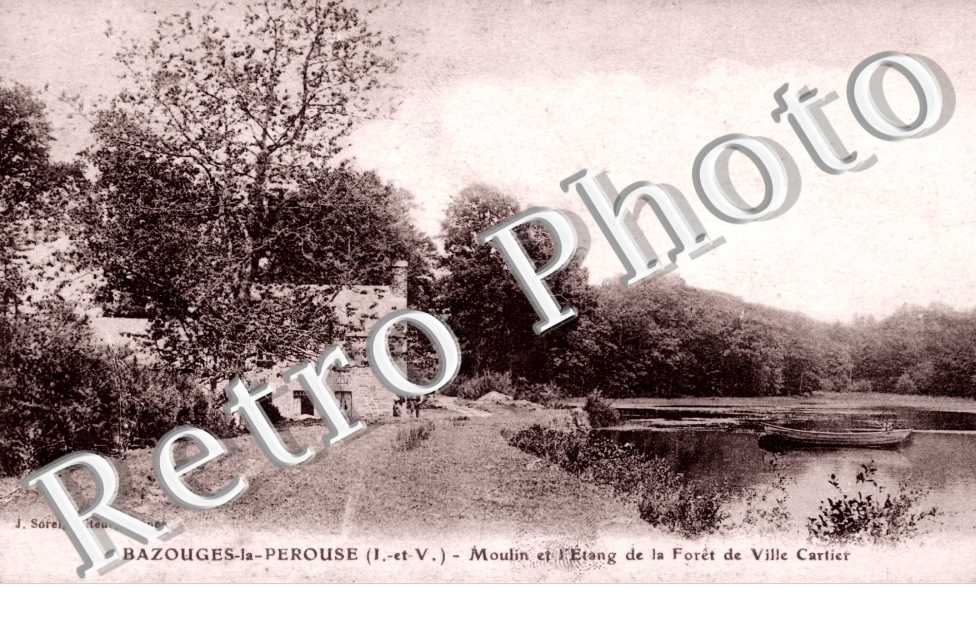 Moulin et Etang de la Foret de Ville Cartier
