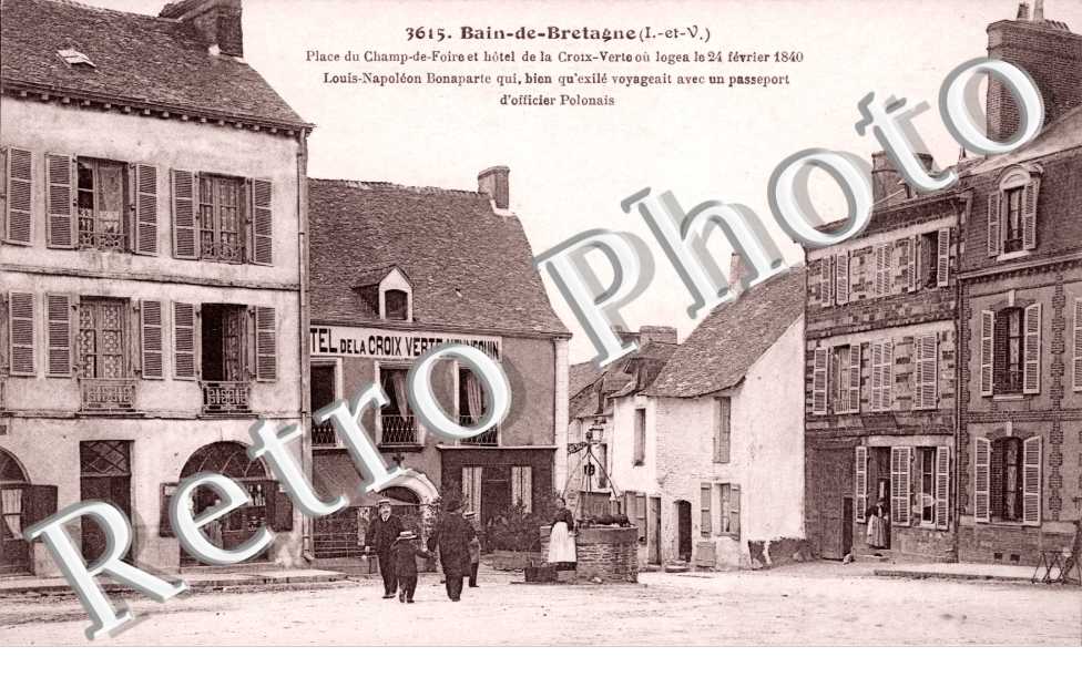 place du champ de foire et hotel de la croix verte ou logea le 24 fevrier 1840 louis napoleon bonapa