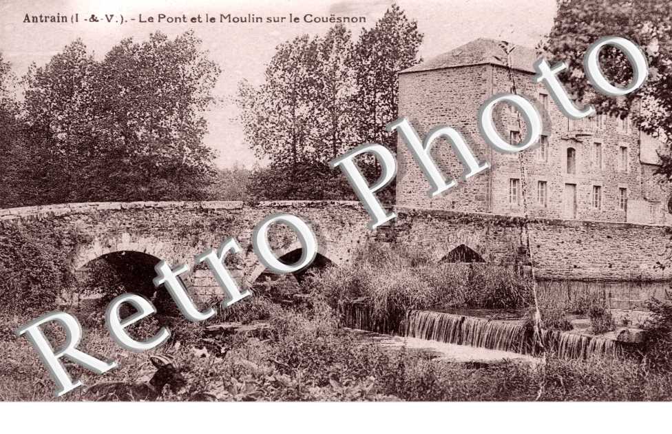 Le Pont et le Moulin sur le Couësnon